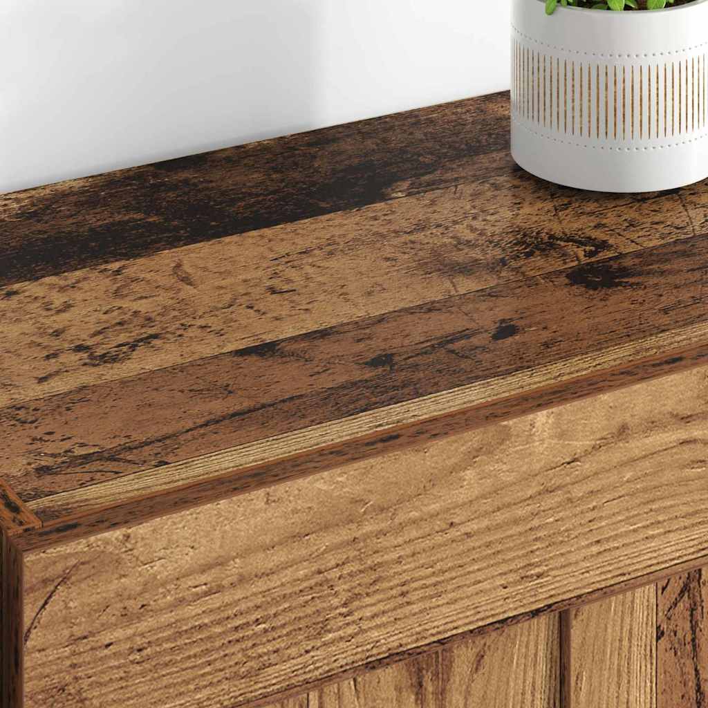 Mobile a muro 2 pcs Legno vecchio 69,5 x 34 x 90 cm