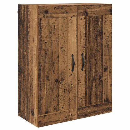 Mobile a muro 2 pcs Legno vecchio 69,5 x 34 x 90 cm
