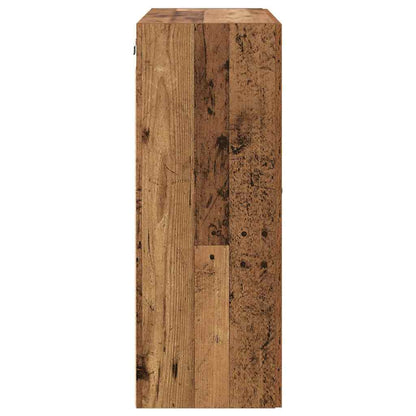Mobile a muro 2 pcs Legno vecchio 69,5 x 34 x 90 cm
