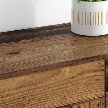 Mobile a muro 2 pcs Legno vecchio 69,5 x 34 x 90 cm