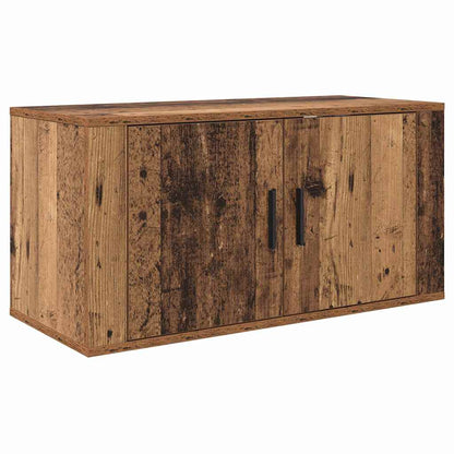Set Mobile TV da Parete 2 pcs Legno vecchio