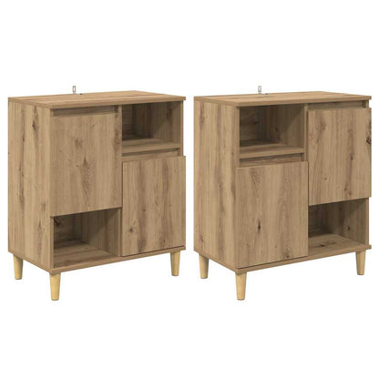 Sideboards 2 pcs Rovere artigianale 60 x 35 x 70 cm