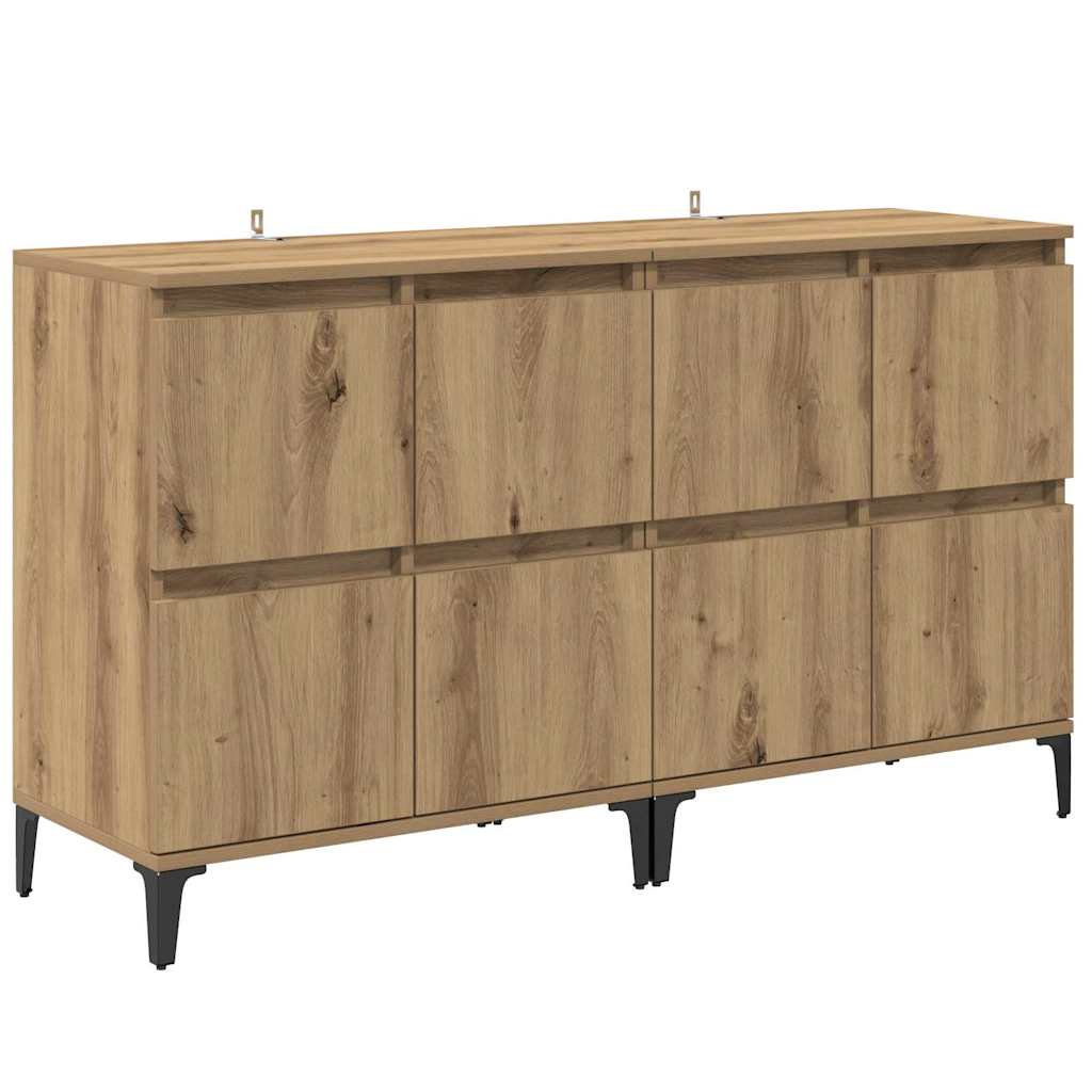 Sideboards 2 pcs Rovere artigianale 60 x 35 x 70 cm