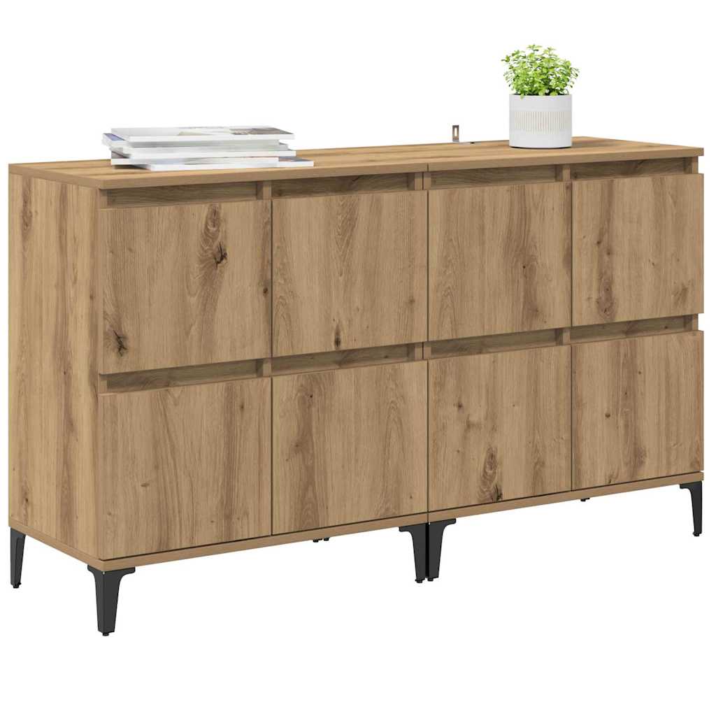 Sideboards 2 pcs Rovere artigianale 60 x 35 x 70 cm