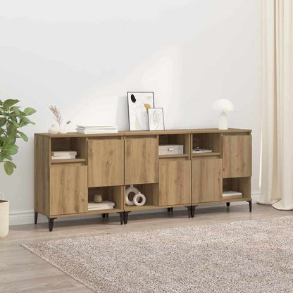 Sideboards 3 pcs Rovere artigianale 60 x 35 x 70 cm
