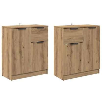 Sideboards 2 pcs Rovere artigianale 60 x 30 x 70 cm