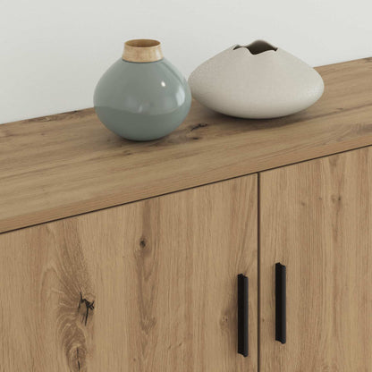 Set Mobile TV da Parete 2 pcs Rovere artigianale