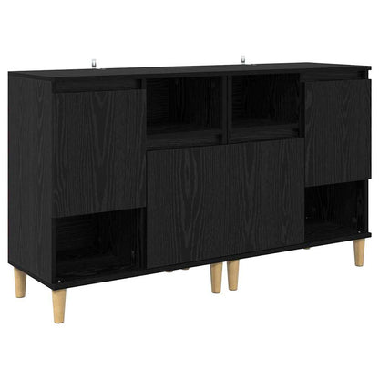 Sideboards 2 pcs Rovere Nero 60 x 35 x 70 cm Legno multistrato