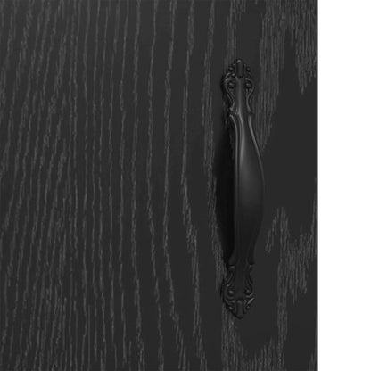 Mobile a muro 2 pcs Rovere Nero 69,5 x 34 x 90 cm