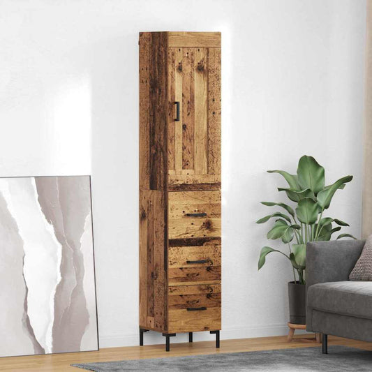 Credenza Legno vecchio 34,5 x 34 x 180 cm Legno multistrato