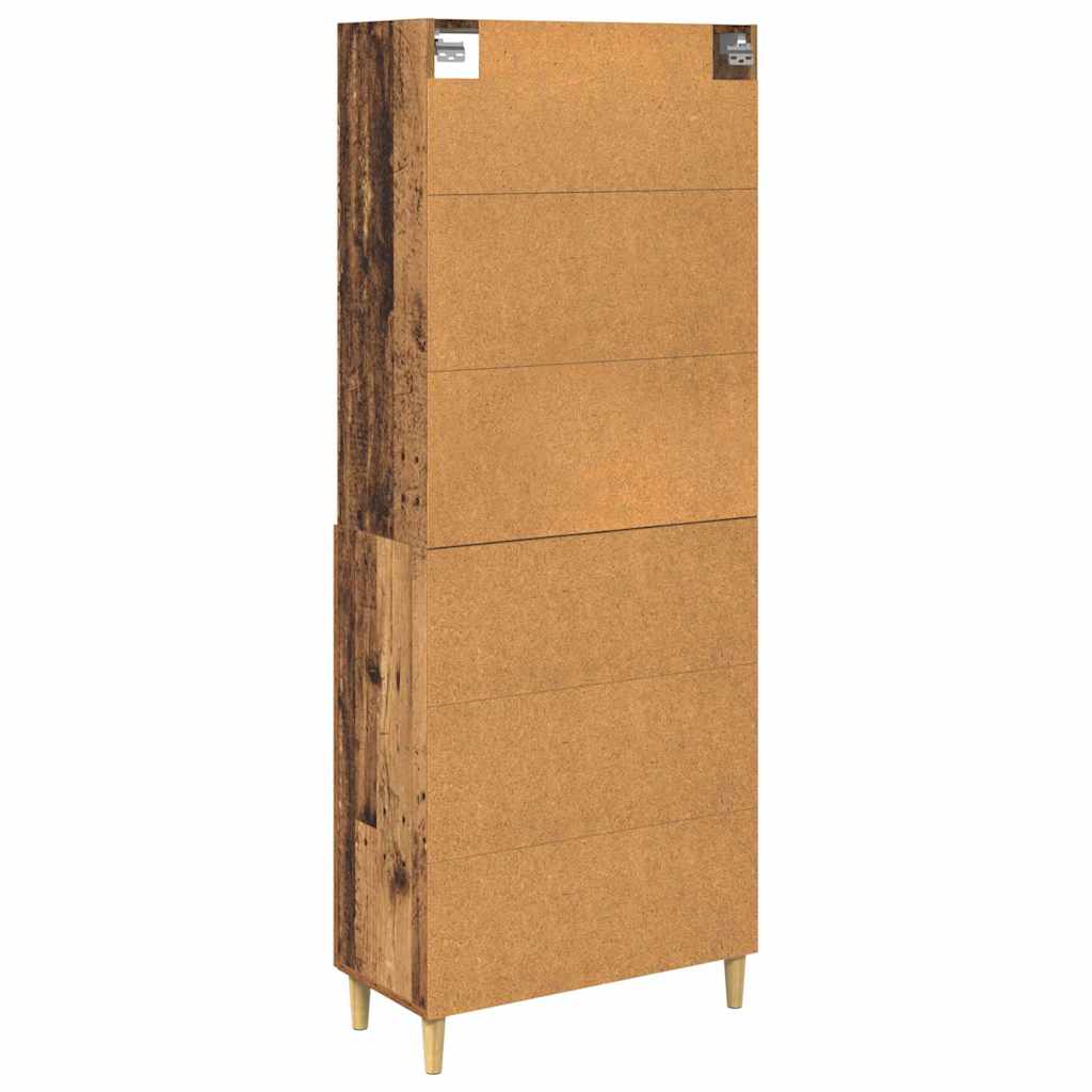 Credenza Legno vecchio 69,5 x 32,5 x 180 cm Legno multistrato