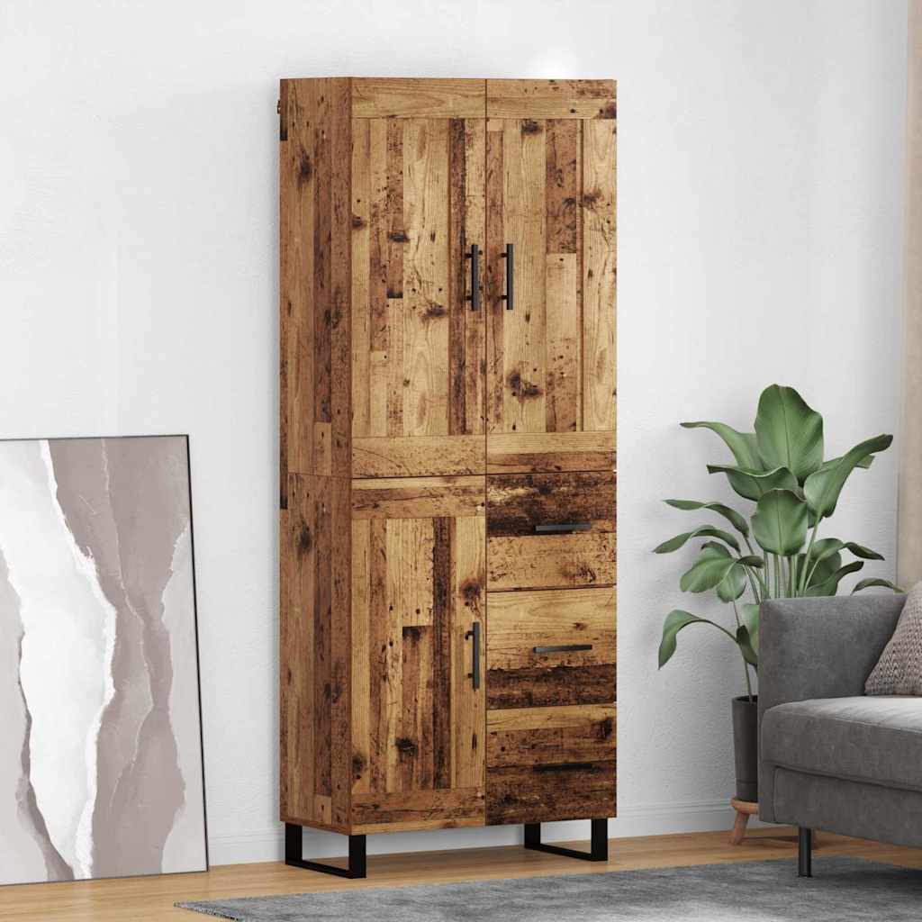 Credenza Legno vecchio 69,5 x 34 x 180 cm Legno multistrato