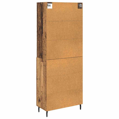 Credenza con cassetto 2 pcs Legno vecchio Legno multistrato | homemem39