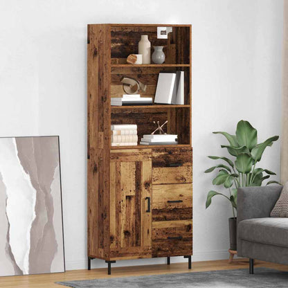 Credenza Legno vecchio 69,5 x 34 x 180 cm Legno multistrato