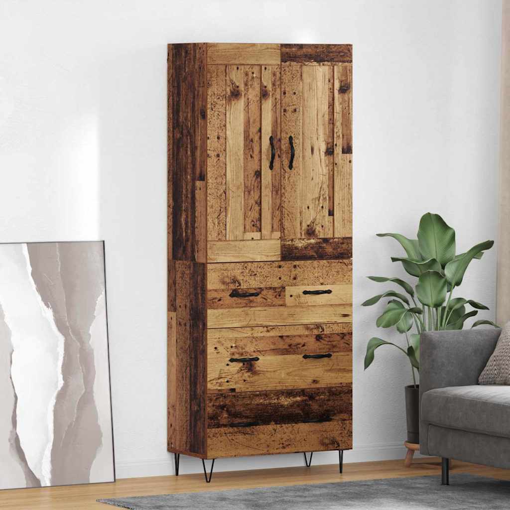 Credenza Legno vecchio 69,5 x 34 x 180 cm Legno multistrato
