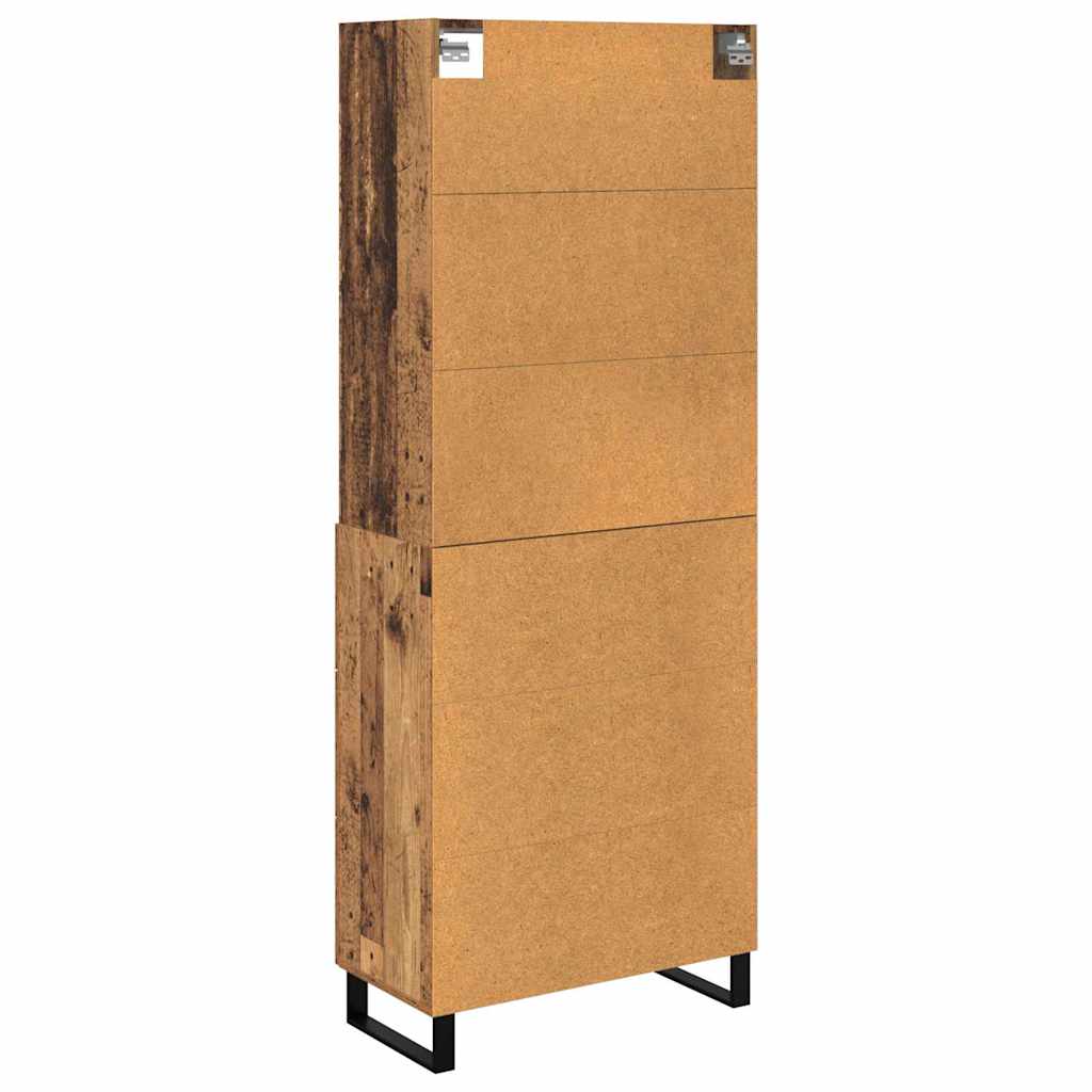 Credenza con cassetto 2 pcs Legno vecchio Legno multistrato