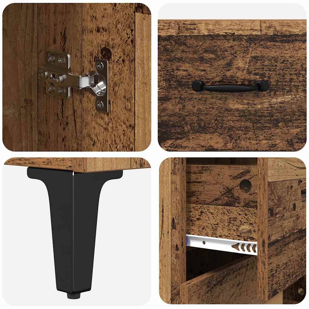 Credenza Legno vecchio 69,5 x 34 x 180 cm Legno multistrato
