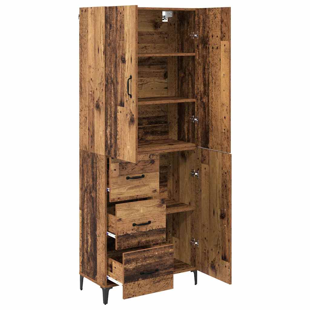 Credenza Legno vecchio 69,5 x 34 x 180 cm Legno multistrato