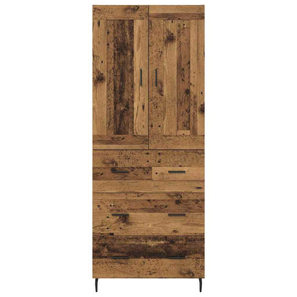 Credenza con cassetto 2 pcs Legno vecchio Legno multistrato