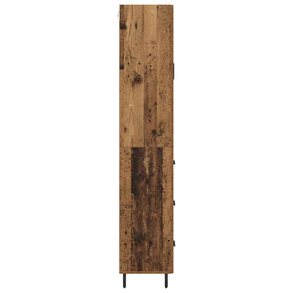 Credenza con cassetto 2 pcs Legno vecchio Legno multistrato