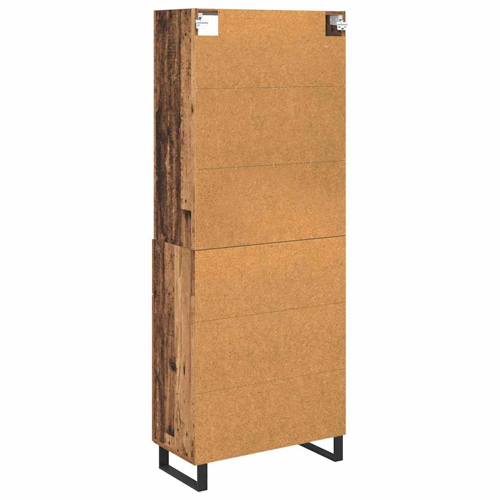 Credenza con cassetto 2 pcs Legno vecchio Legno multistrato | homemem39