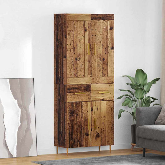 Credenza Legno vecchio 69,5 x 34 x 180 cm Legno multistrato