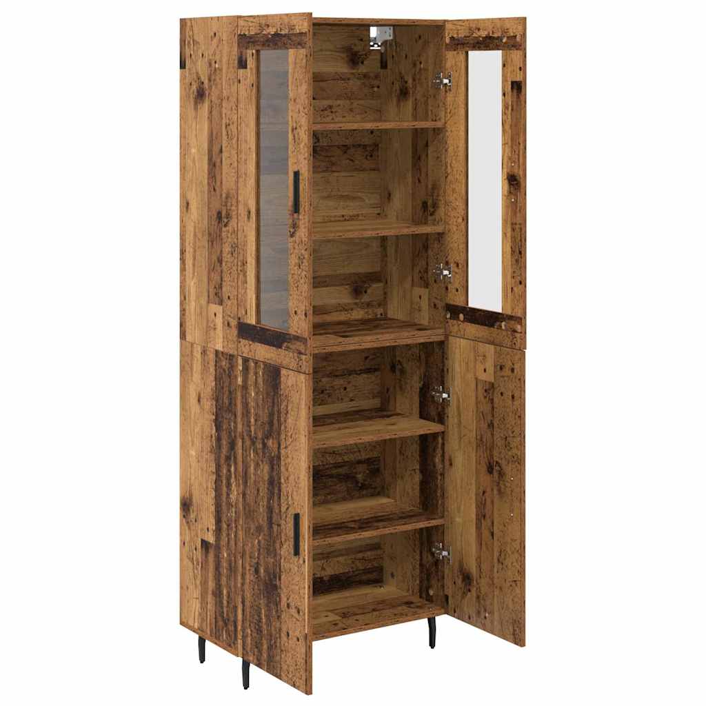 Credenza 2 pcs Legno vecchio Legno multistrato | homemem39