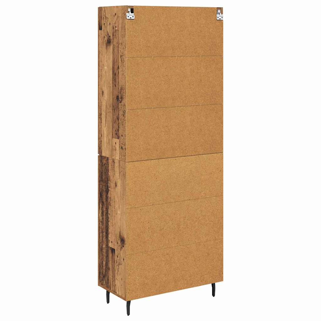 Credenza 2 pcs Legno vecchio Legno multistrato | homemem39
