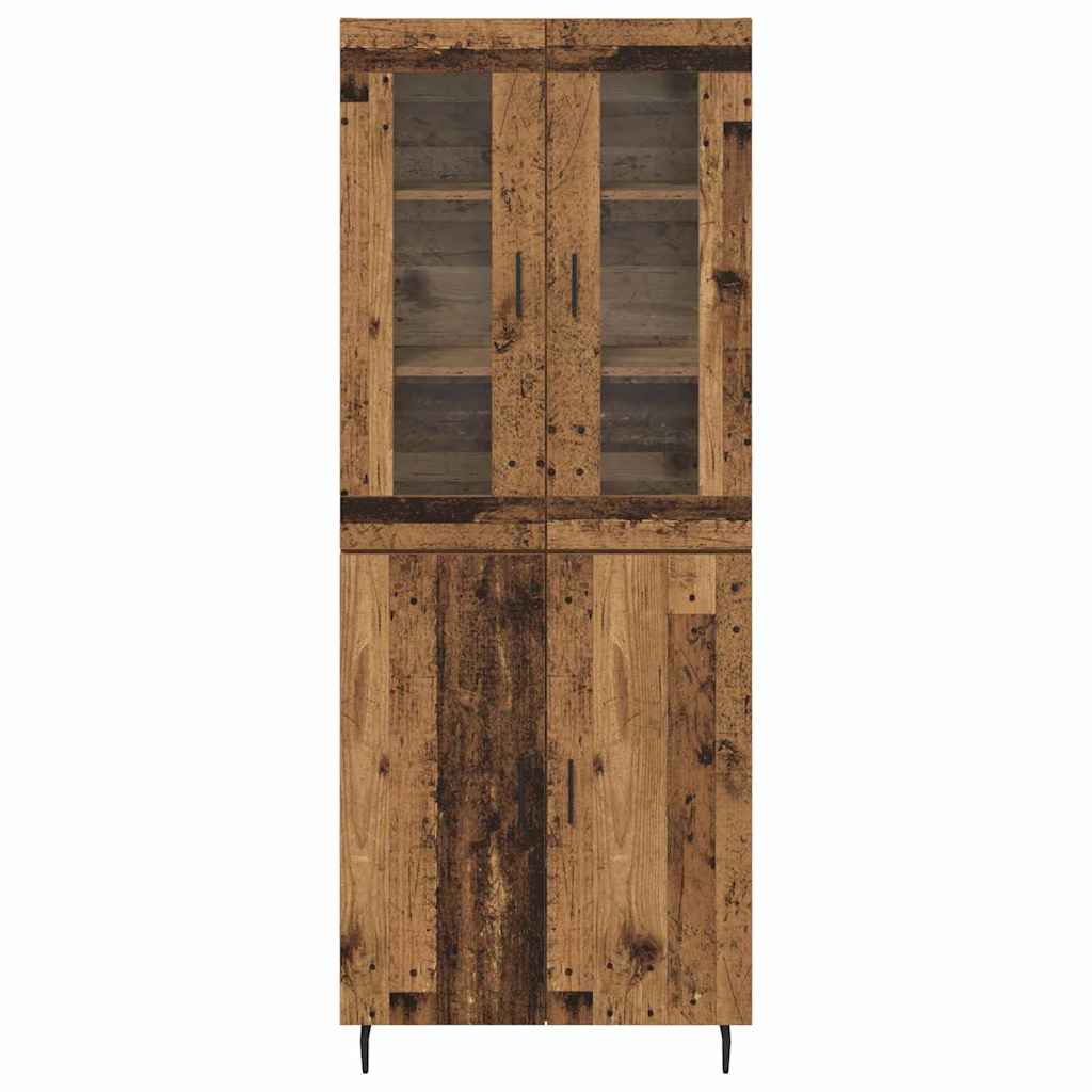 Credenza 2 pcs Legno vecchio Legno multistrato | homemem39