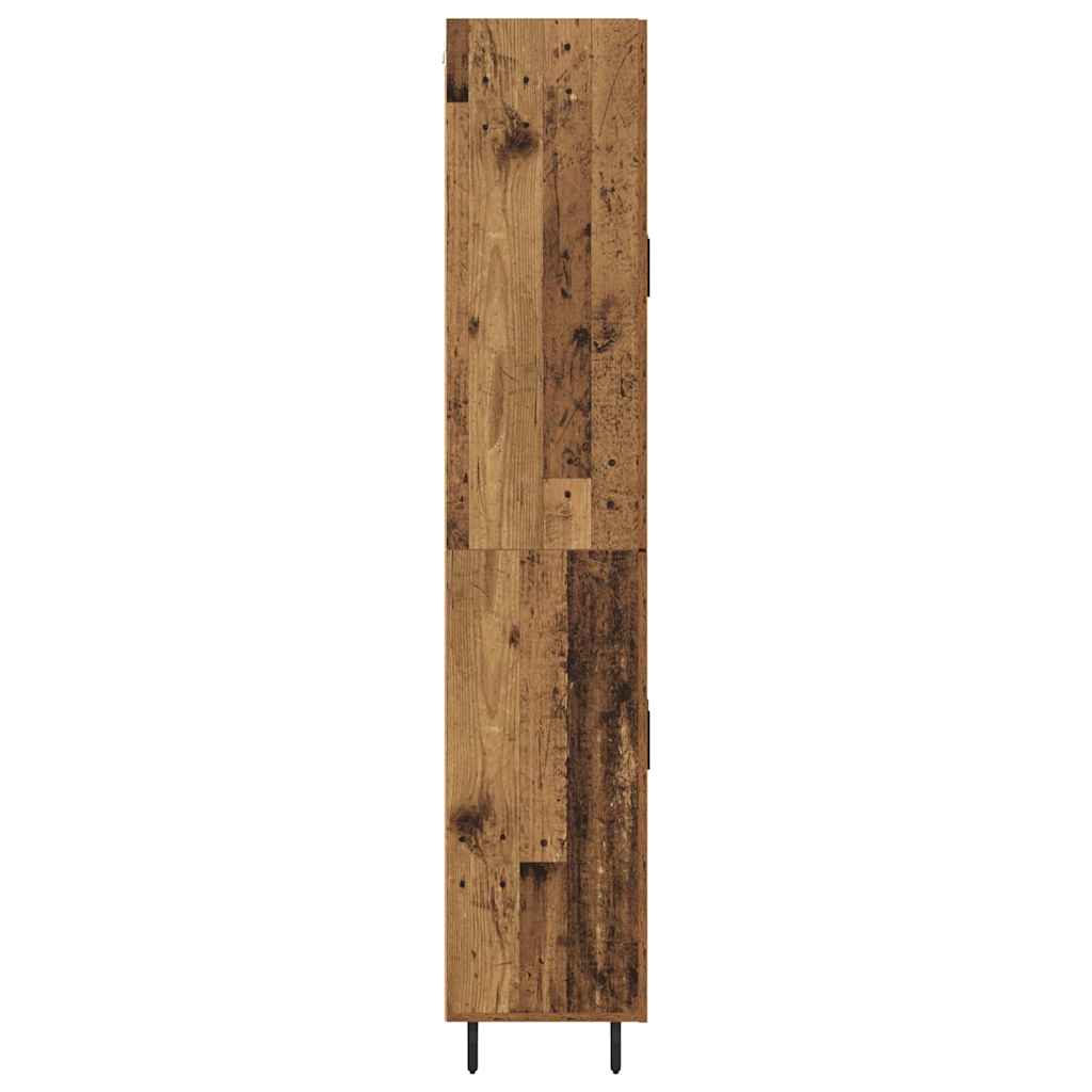 Credenza 2 pcs Legno vecchio Legno multistrato