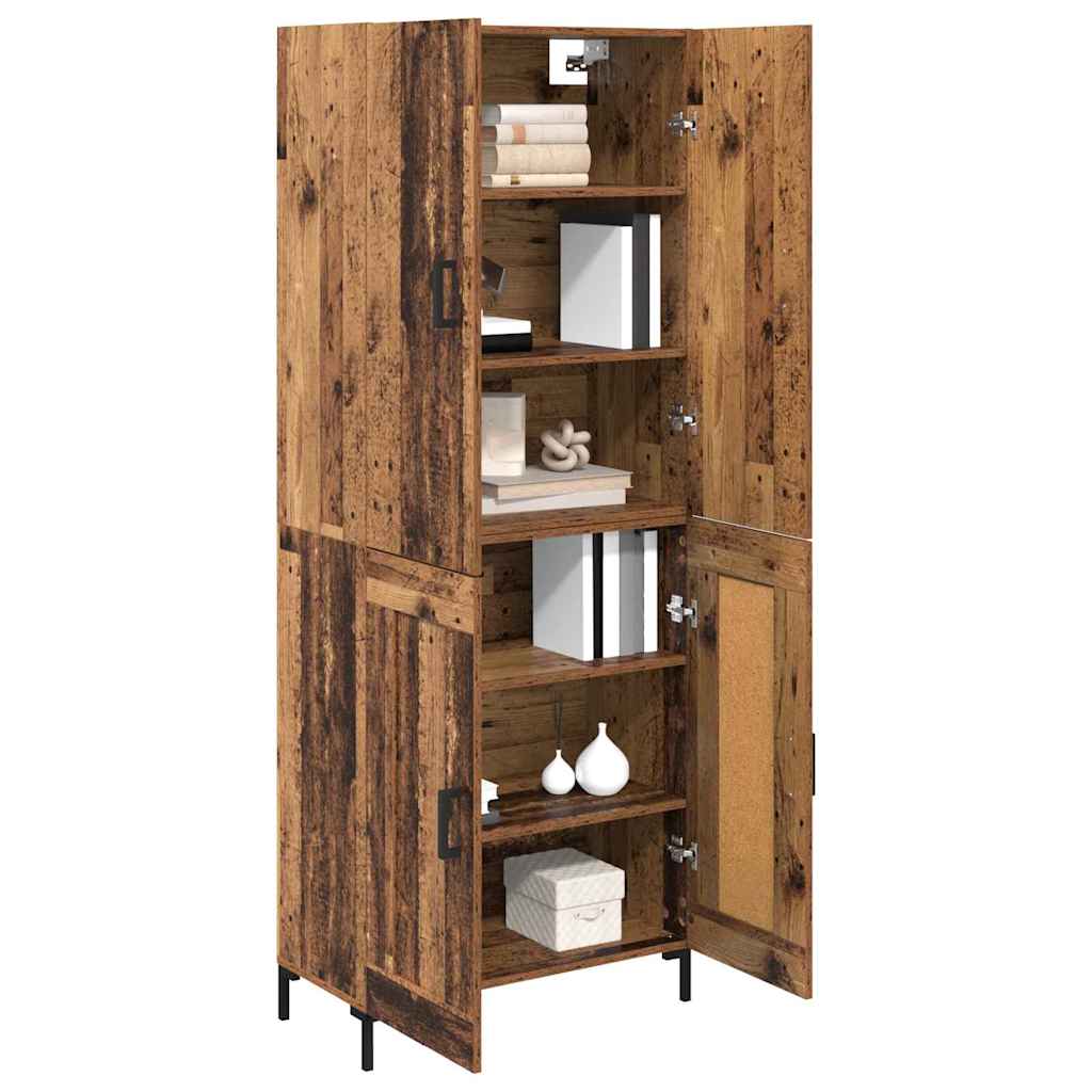 Credenza Legno vecchio 69,5 x 34 x 180 cm Legno multistrato