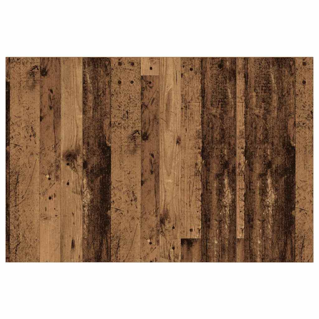 Testata con Comodino 3 pcs Legno vecchio Legno multistrato