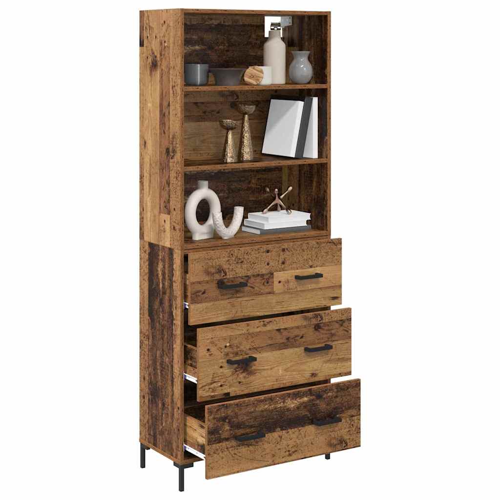 Credenza Legno vecchio 69,5 x 34 x 180 cm Legno multistrato