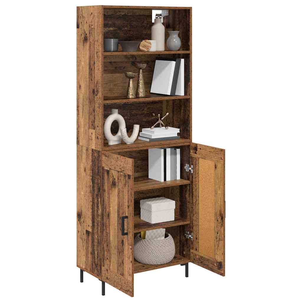 Credenza Legno vecchio 69,5 x 34 x 180 cm Legno multistrato