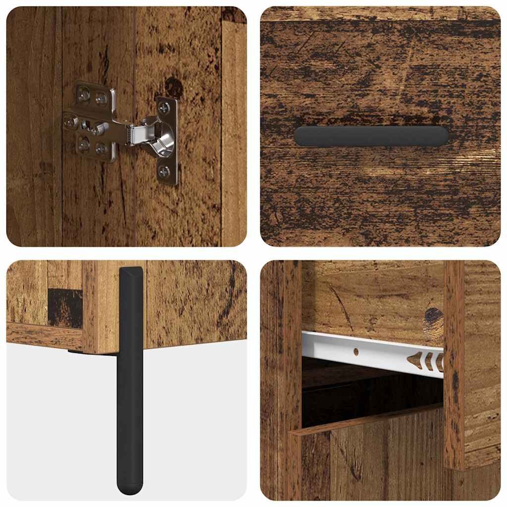 Credenza Legno vecchio 69,5 x 34 x 180 cm Legno multistrato