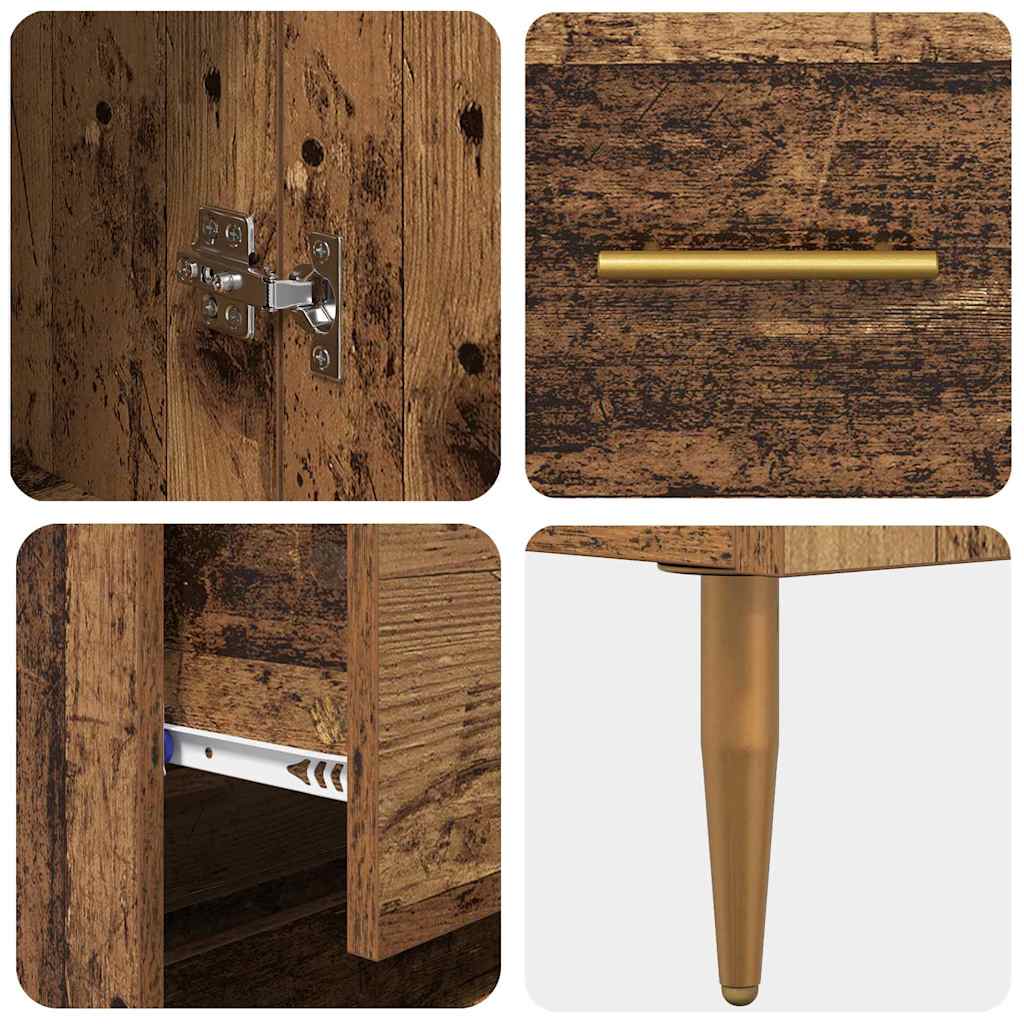 Credenza Legno vecchio 69,5 x 34 x 180 cm Legno multistrato