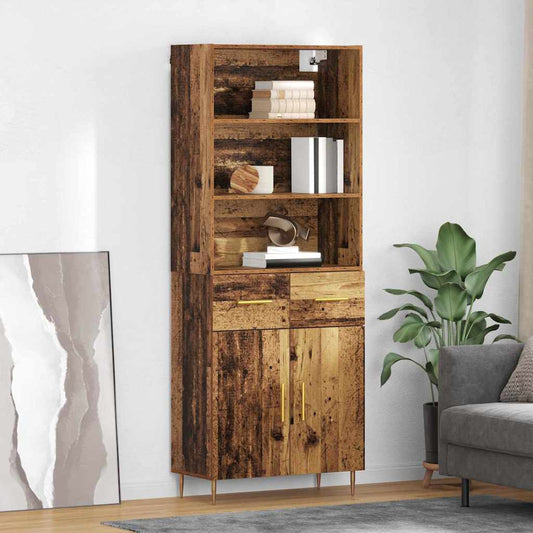 Credenza Legno vecchio 69,5 x 34 x 180 cm Legno multistrato