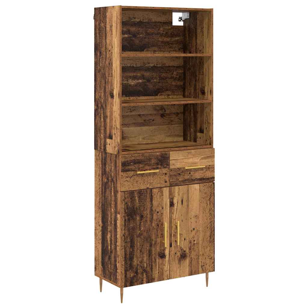 Credenza Legno vecchio 69,5 x 34 x 180 cm Legno multistrato