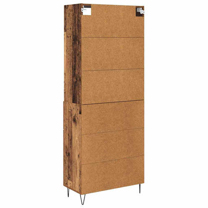 Credenza con cassetto 2 pcs Legno vecchio Legno multistrato