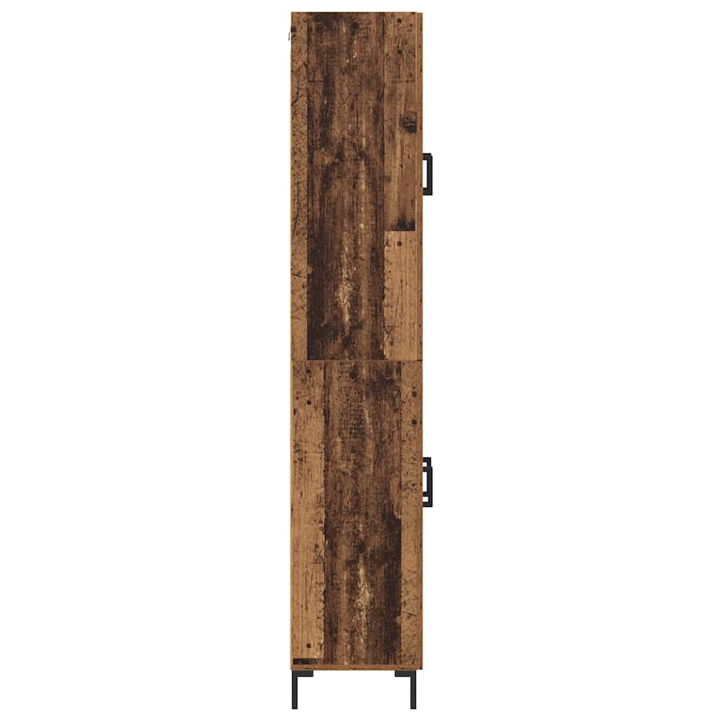 Credenza 2 pcs Legno vecchio Legno multistrato