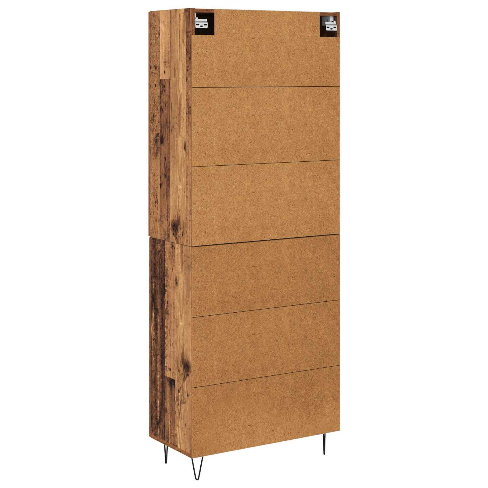 Credenza 2 pcs Legno vecchio Legno multistrato | homemem39