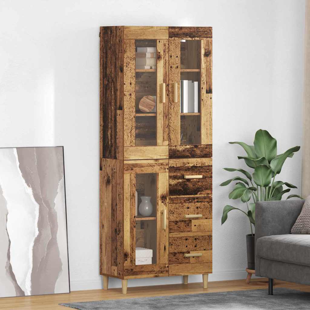 Credenza Legno vecchio 69,5 x 34 x 180 cm Legno multistrato