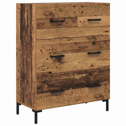 Credenza con cassetto 2 pcs Legno vecchio Legno multistrato