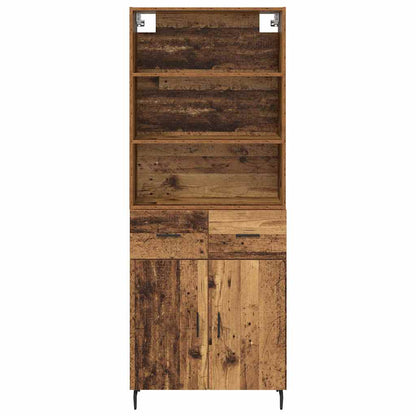 Credenza con cassetto Legno vecchio 69,5 x 34 x 180 cm