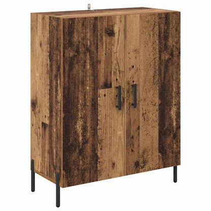 Credenza 2 pcs Legno vecchio Legno multistrato