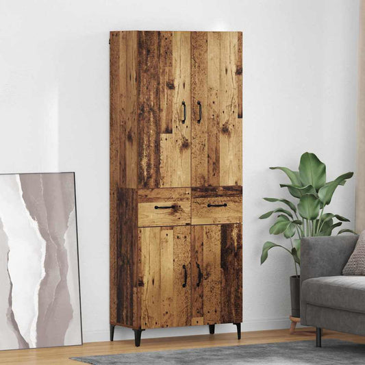 Credenza Legno vecchio 69,5 x 34 x 180 cm Legno multistrato