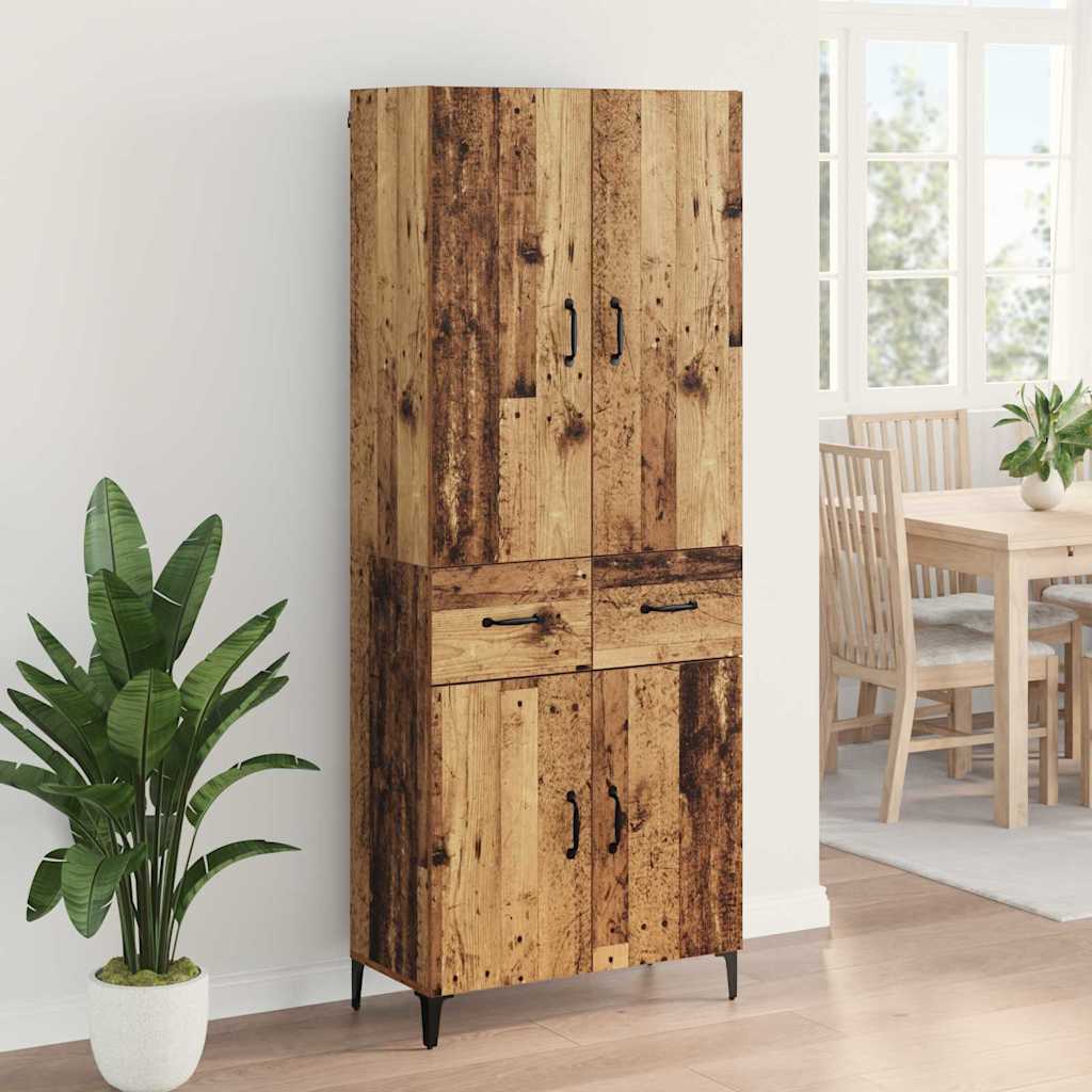 Credenza Legno vecchio 69,5 x 34 x 180 cm Legno multistrato