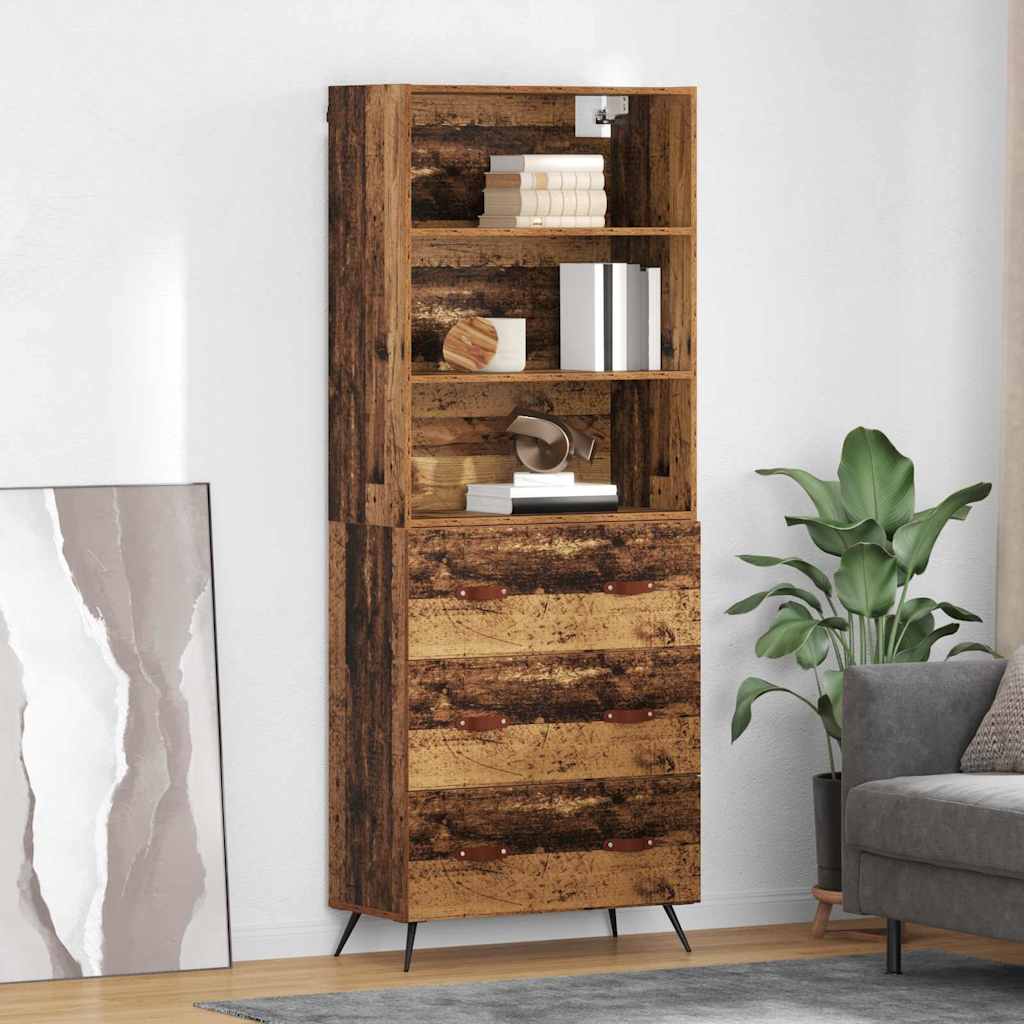 Credenza Legno vecchio 69,5 x 34 x 180 cm Legno multistrato