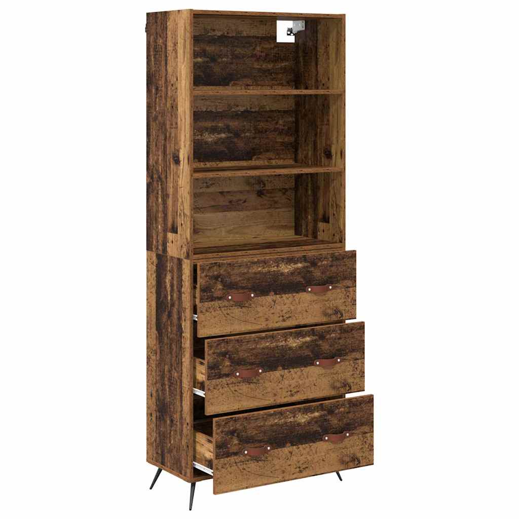 Credenza Legno vecchio 69,5 x 34 x 180 cm Legno multistrato