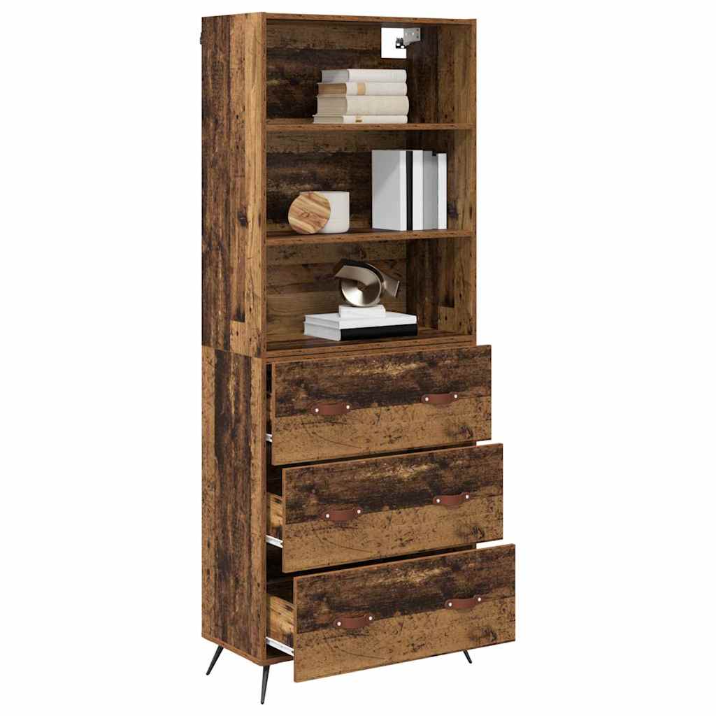 Credenza Legno vecchio 69,5 x 34 x 180 cm Legno multistrato